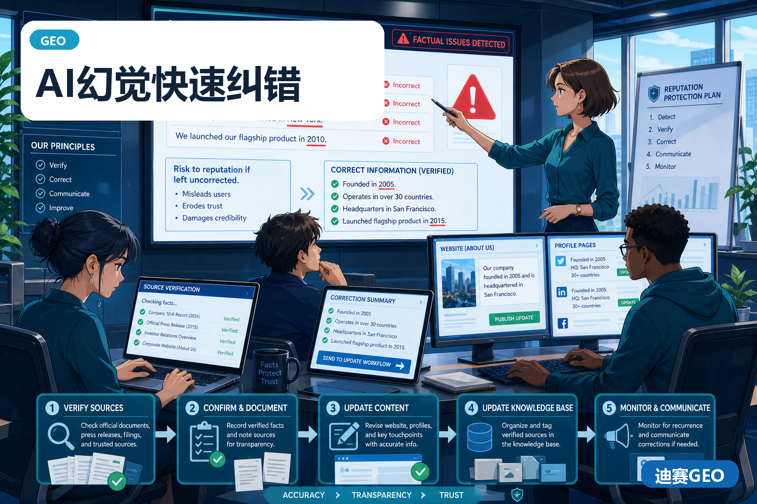 AI幻觉应对与纠错流程插图