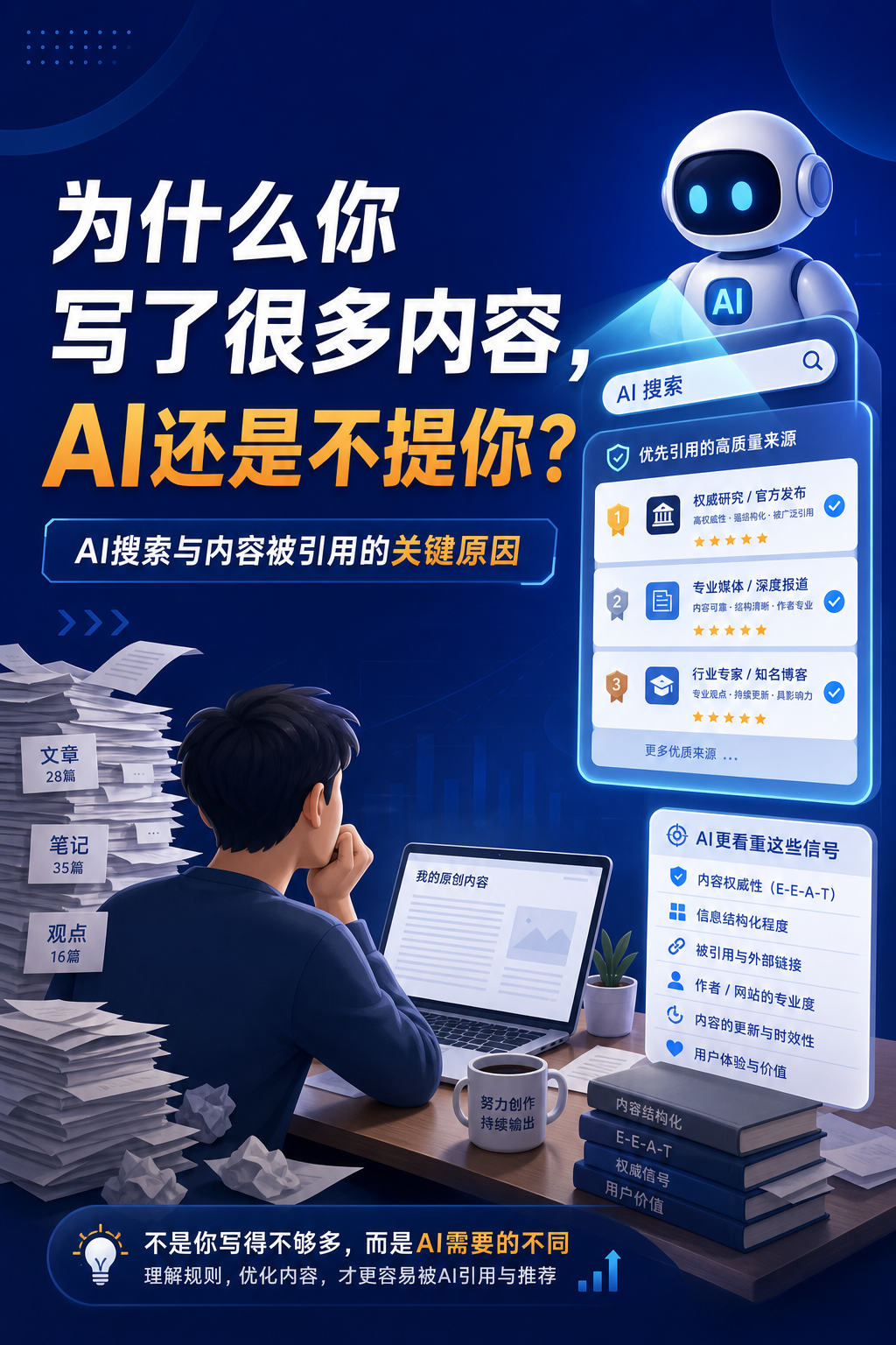 为什么你写了很多内容，AI还是不提你？